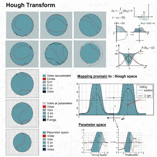 Hough Transform: 곡선 인식과 기하학 패턴 활용 사례