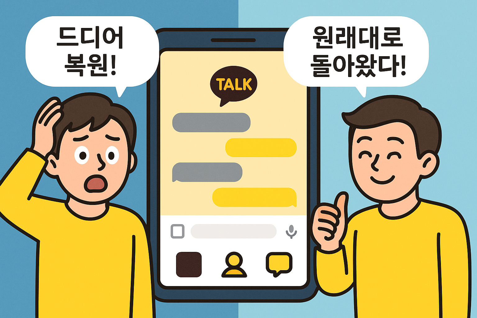 카카오톡 롤백