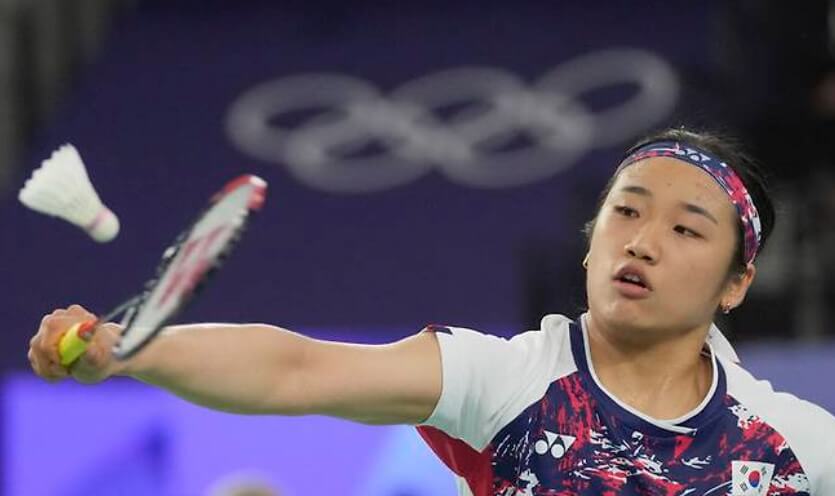 상대 공격 받아내는 안세영