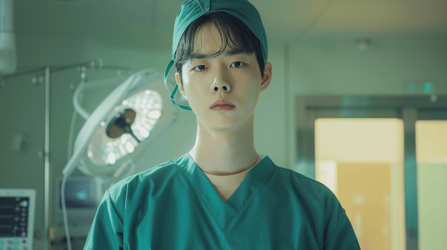 수술-가운을-입고-있는-의사