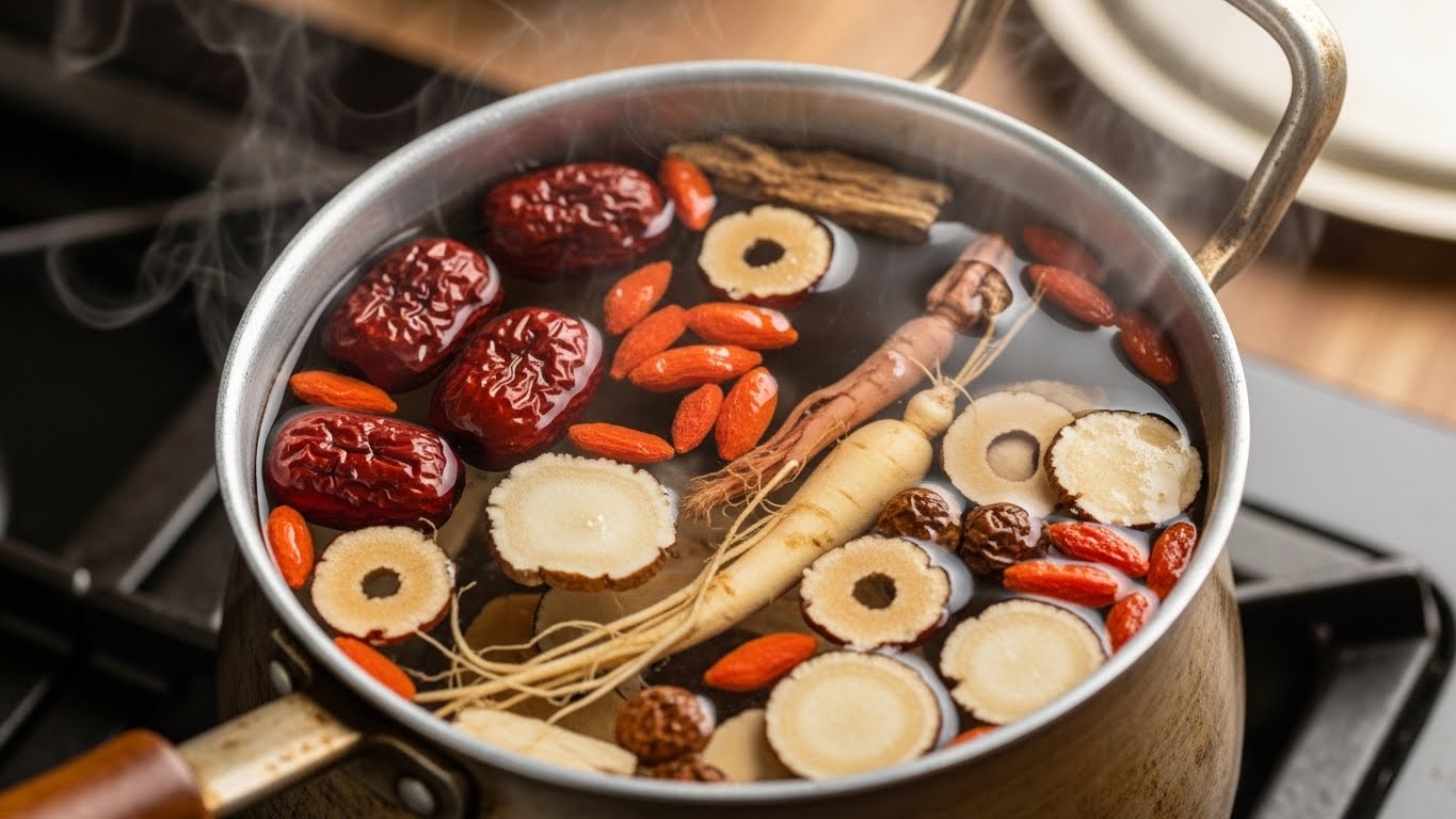 비단풀차환가루