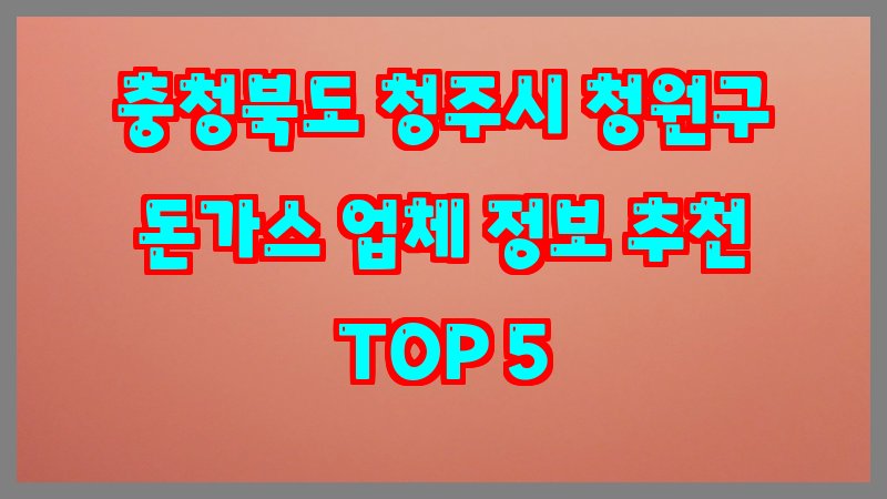 충청북도 청주시 청원구 돈가스