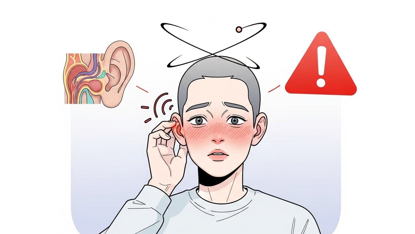 귀건강, 이명원인, 어지럼증자가진단