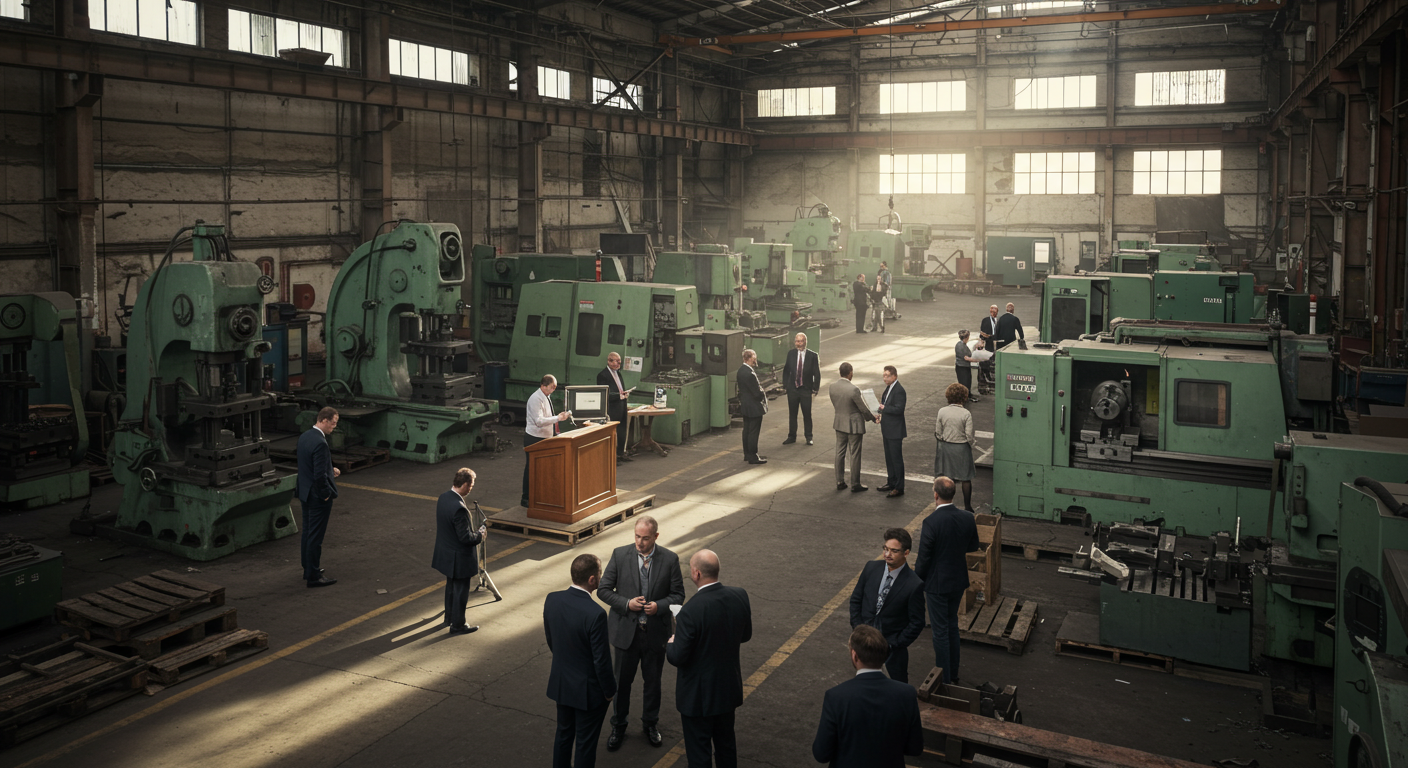 공장 경매 사진