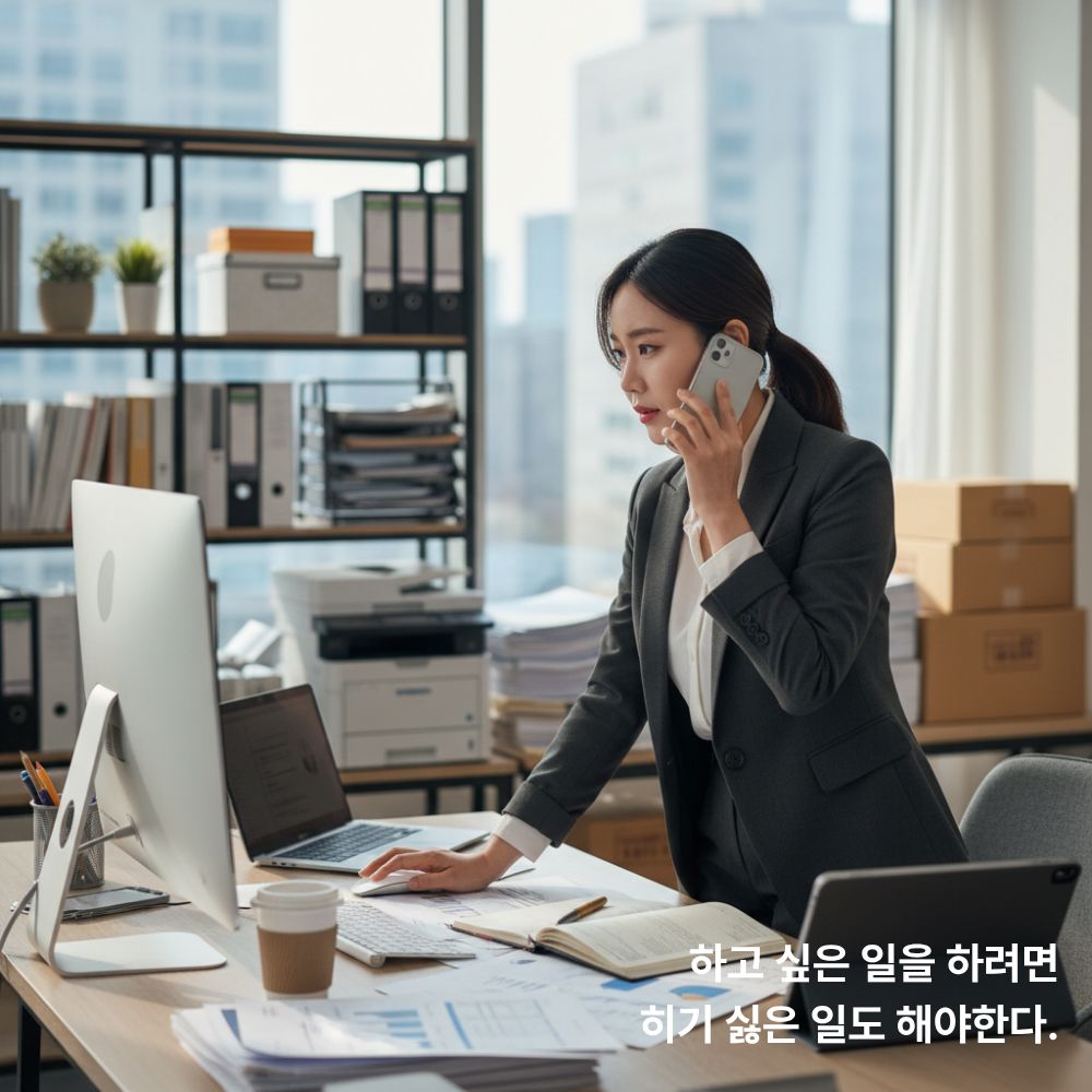 자영업자, 1인기업, 지치지않고 일하는방법, 일의구조