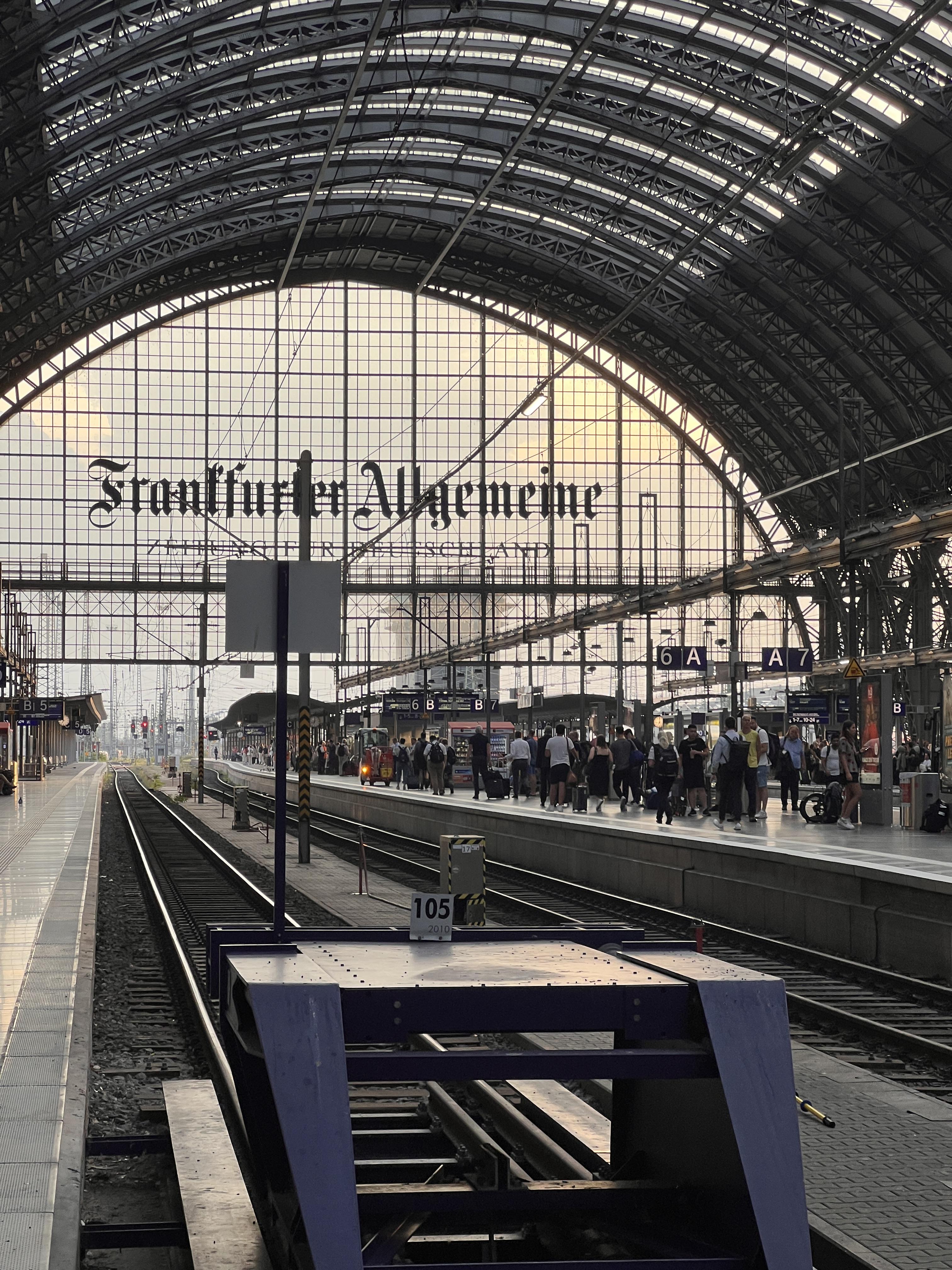 프랑크푸르트 중앙역 전경