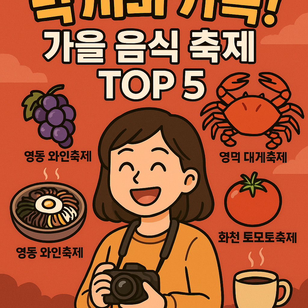 먹거리 가득! 가을 음식 축제 TOP 5 관련사진