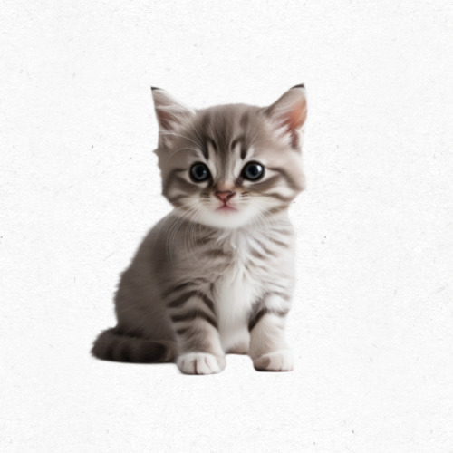 세계 고양이의 날 기념 흑백 고양이 일러스트