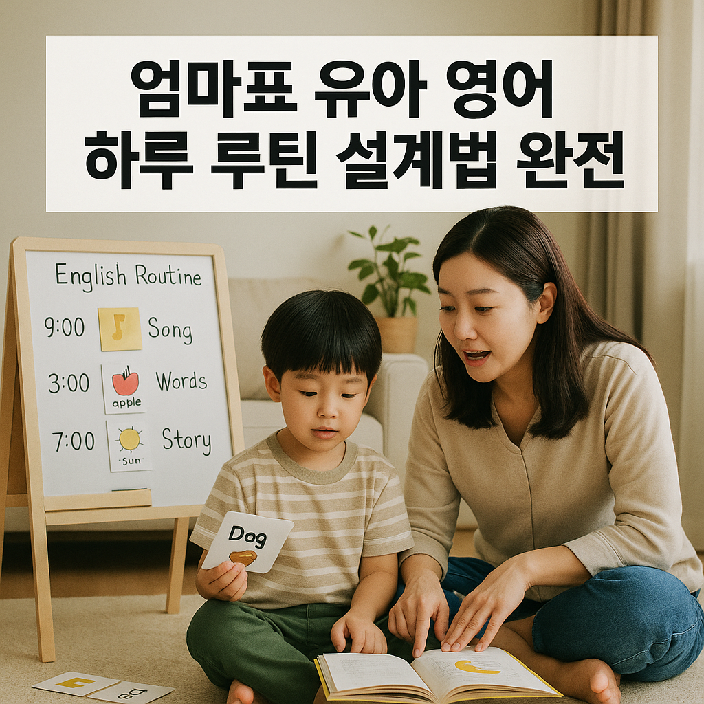 엄마표 유아 영어 하루 루틴 설계법 완전 정리