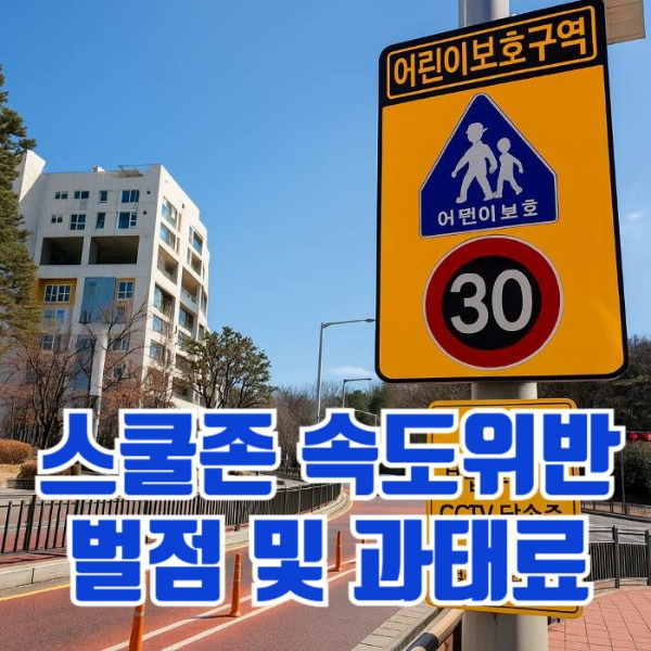 스쿨존-속도위반-과태료-벌점-썸네일