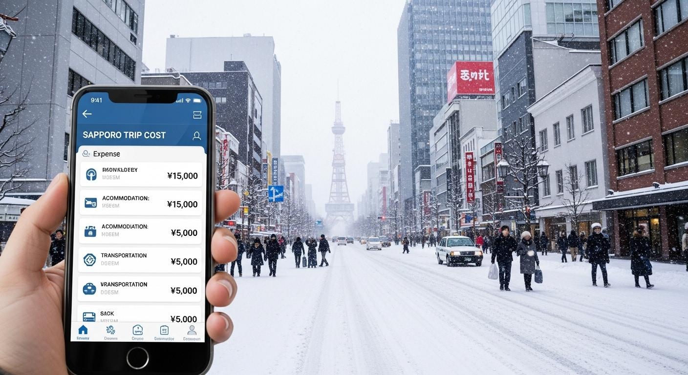 겨울 삿포로 여행 비용
