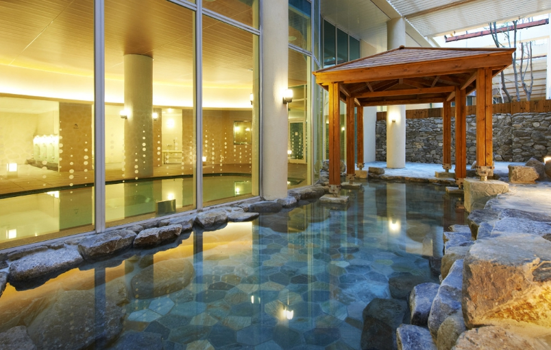 한화리조트 산정호수 온천