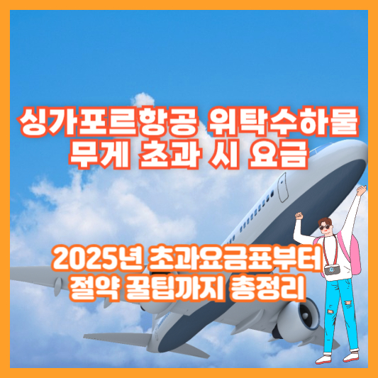 싱가포르항공 위탁수하물 무게 초과 시 요금｜2025년 초과요금표부터 절약 꿀팁까지 총정리