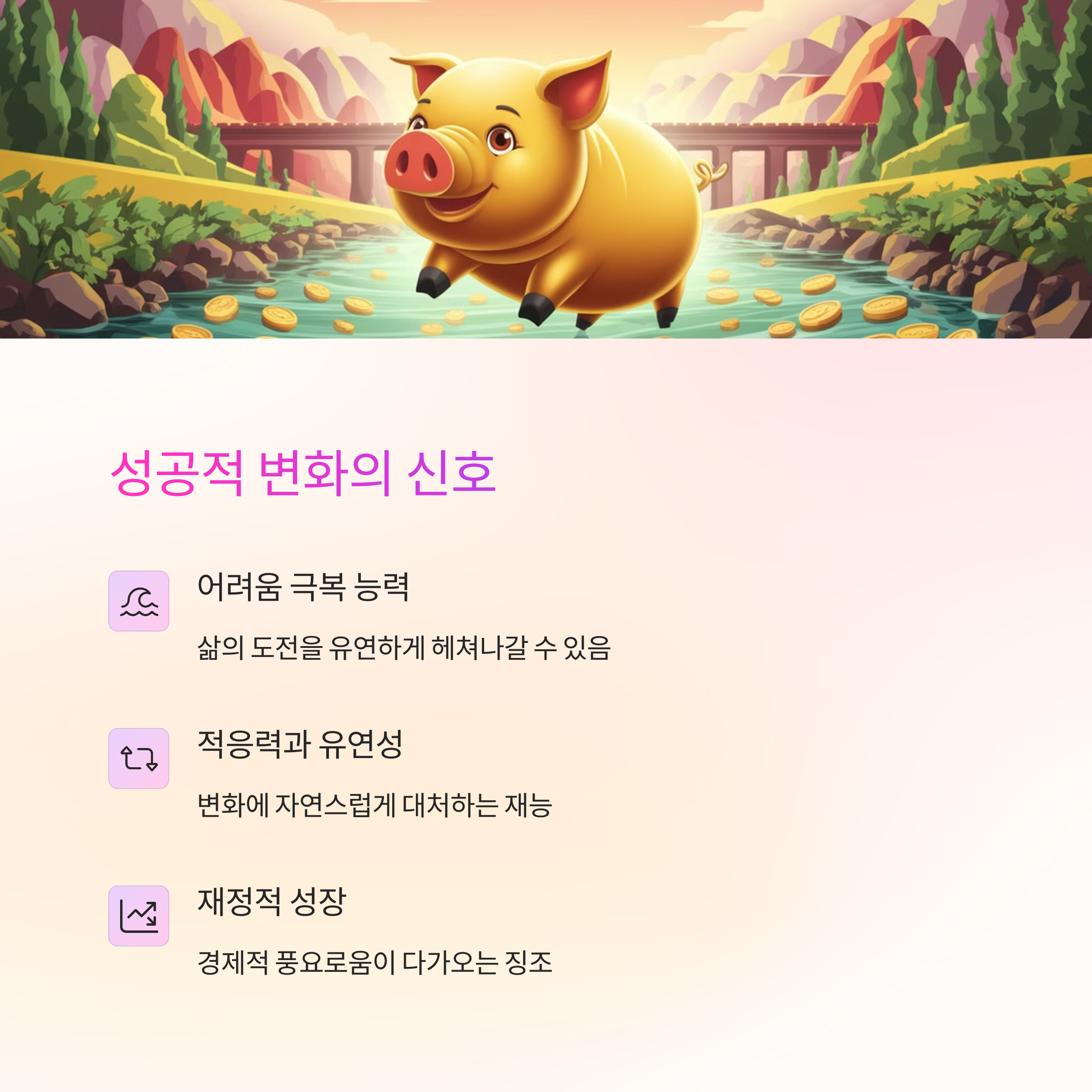 돼지가 수영하는 꿈