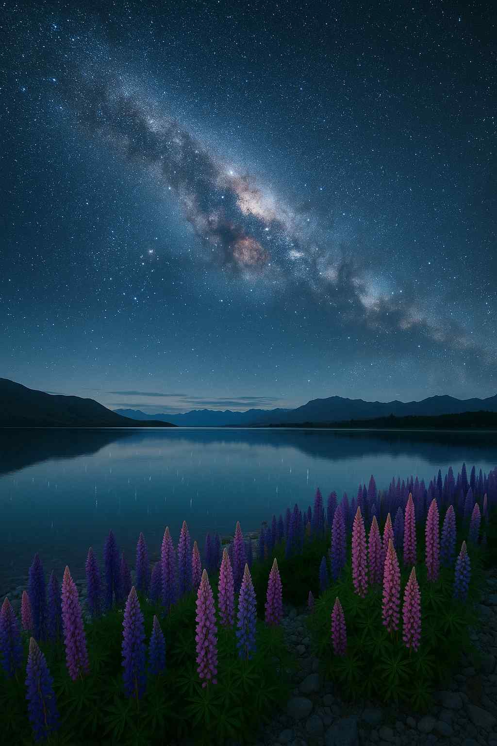 뉴질랜드 남섬의 테카포 호수