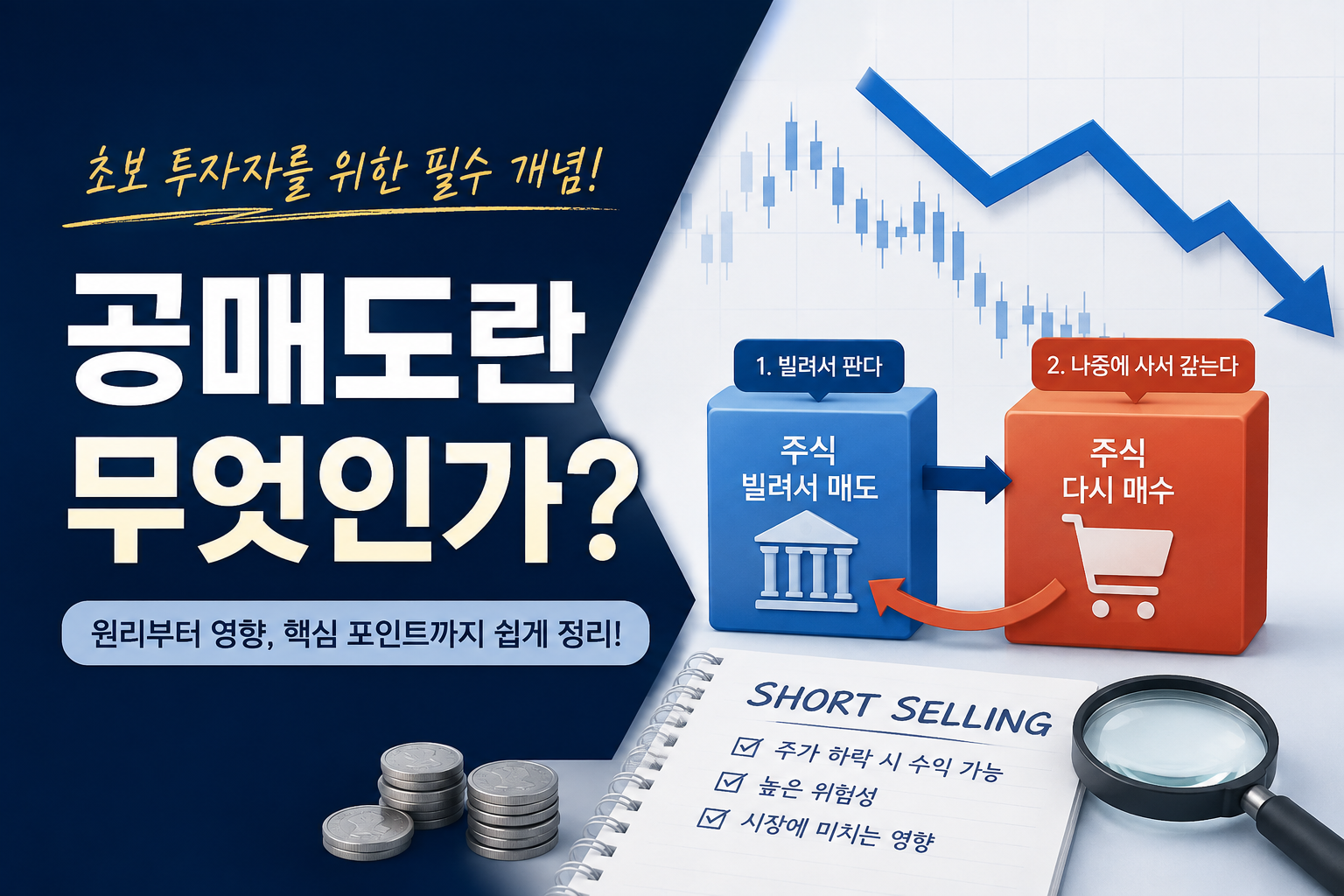 공매도란 무엇인가? 초보 투자자가 알아야 할 핵심 개념