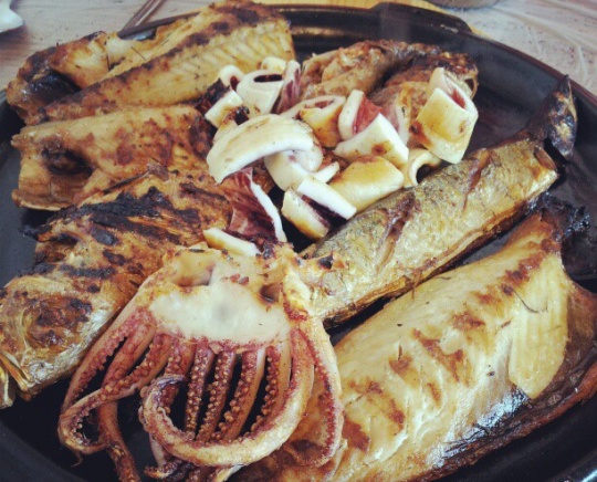 속초 생선구이 맛집, 동명항 생선숯불구이