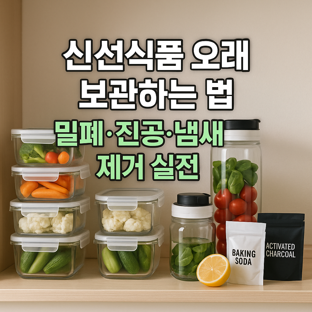 신선식품 보관 실전 팁