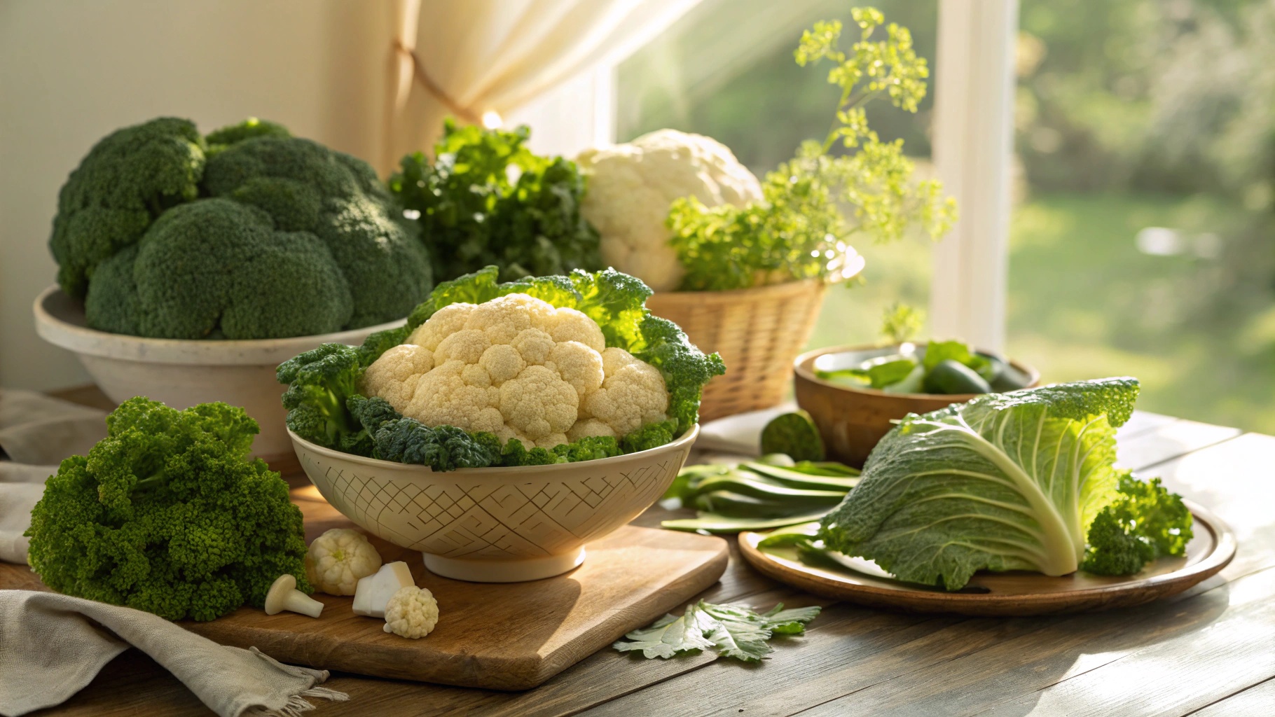 뇌와 몸에 활력을 불어넣는 잎채소 &amp; 십자화과 채소의 효능