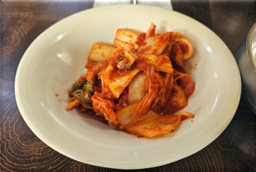 마늘향 진한 겉절이 스타일의 김치