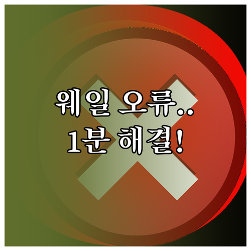 웨일 브라우저 실행 오류 및 특정 사..