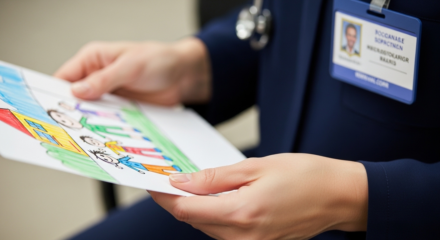 문서보고 고민하는 모습 