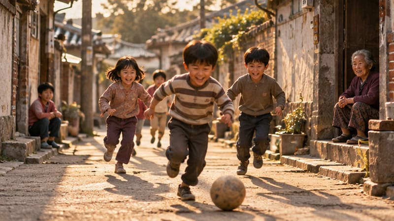 <img src=&rdquo;children-playing-old-alley.jpg &rdquo; alt=&rdquo;골목에서 뛰어놀던 아이들&rdquo;>