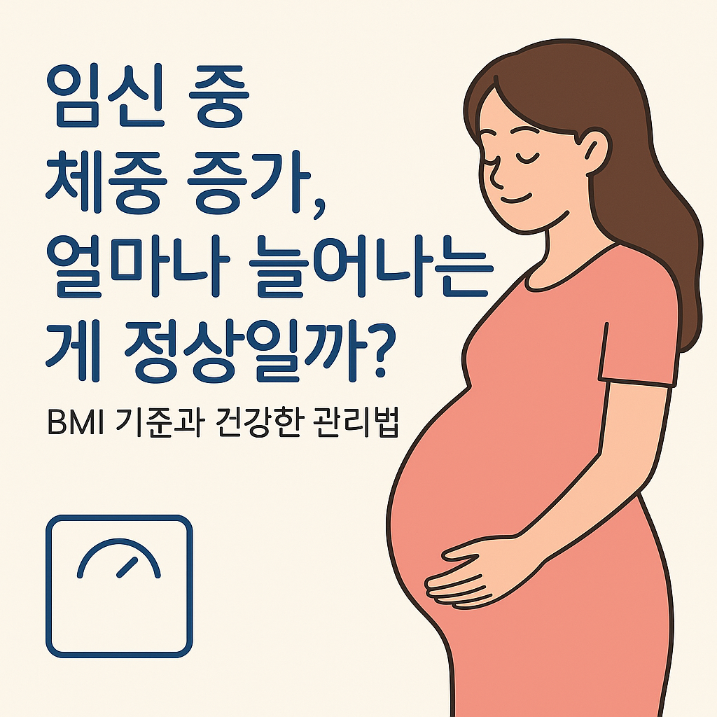 임신 중 체중 증가, 얼마나 늘어나는 게 정상일까?