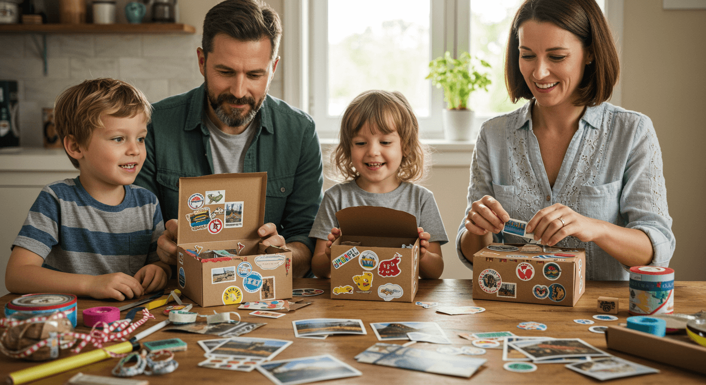 가족 여행을 테마별로 기록하는 DIY 키트 만들기