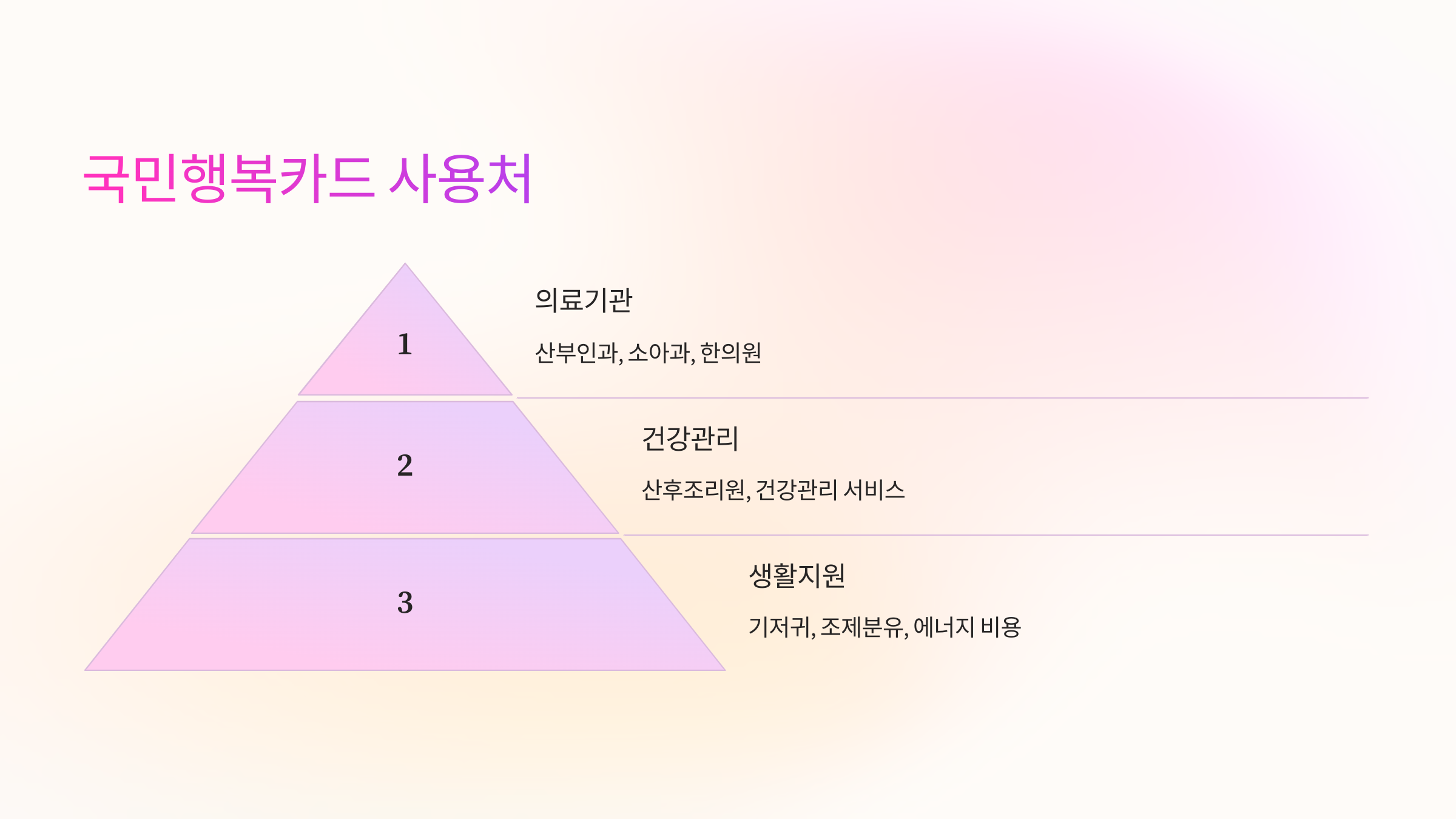 🏥 국민행복카드 사용처 및 사용 방법