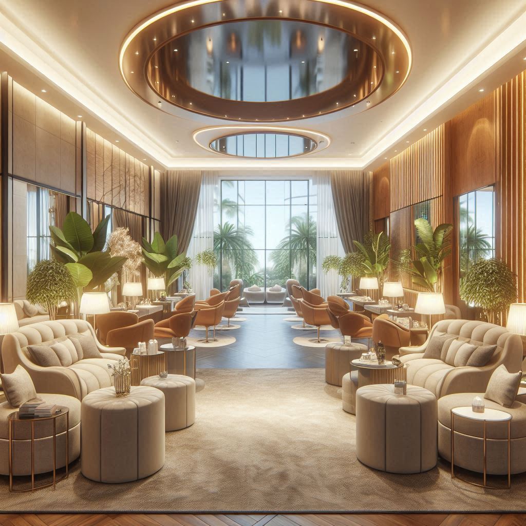 피부,체형관리 샵 배경