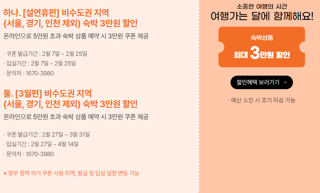 2024 숙박세일 페스타 숙박할인 쿠폰 발급 사용방법(3만원 할인)