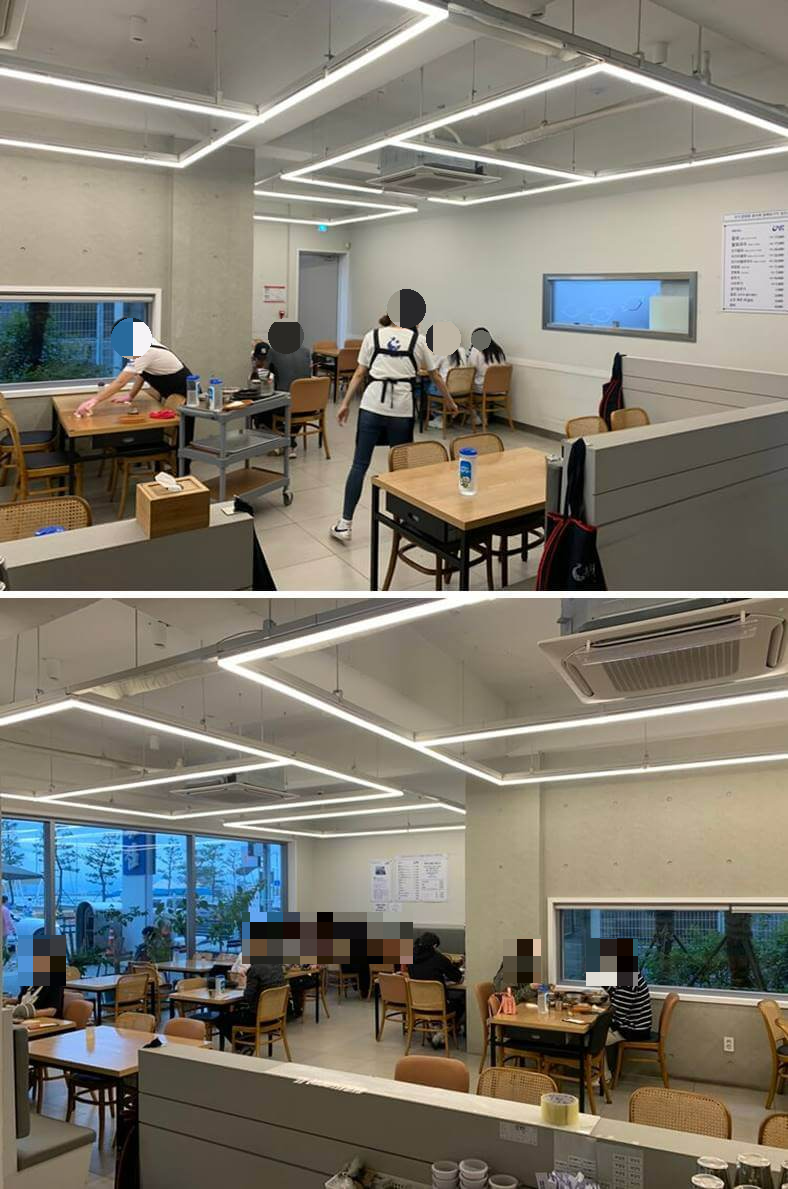 환여횟집 내부 1층 자리