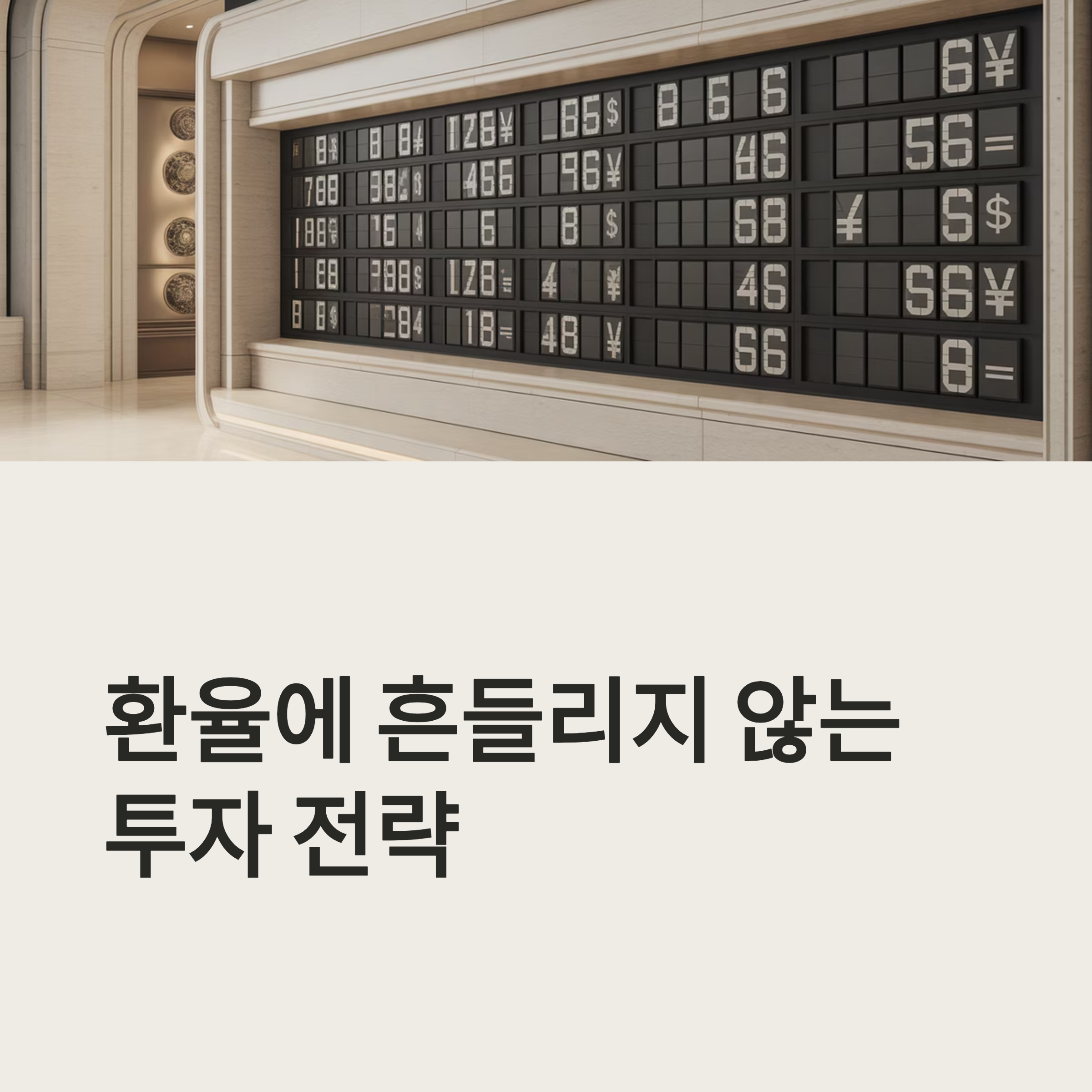 환율리스크 해외주식투자 전략 대표이미지