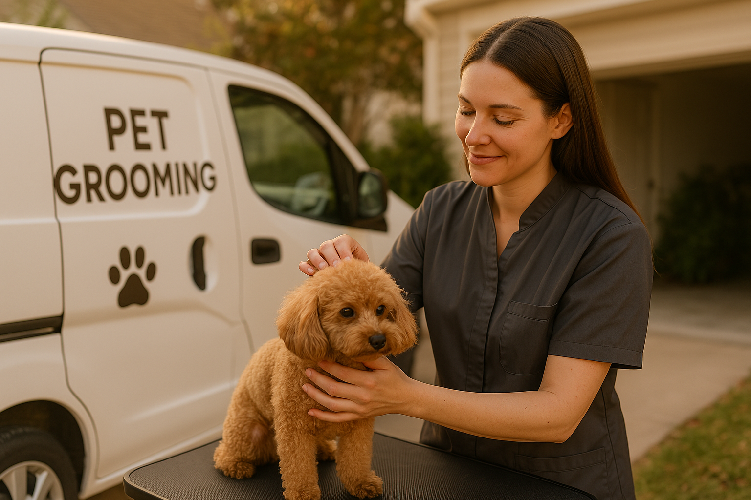 반려동물 미용 출장 서비스에 관한 이미지