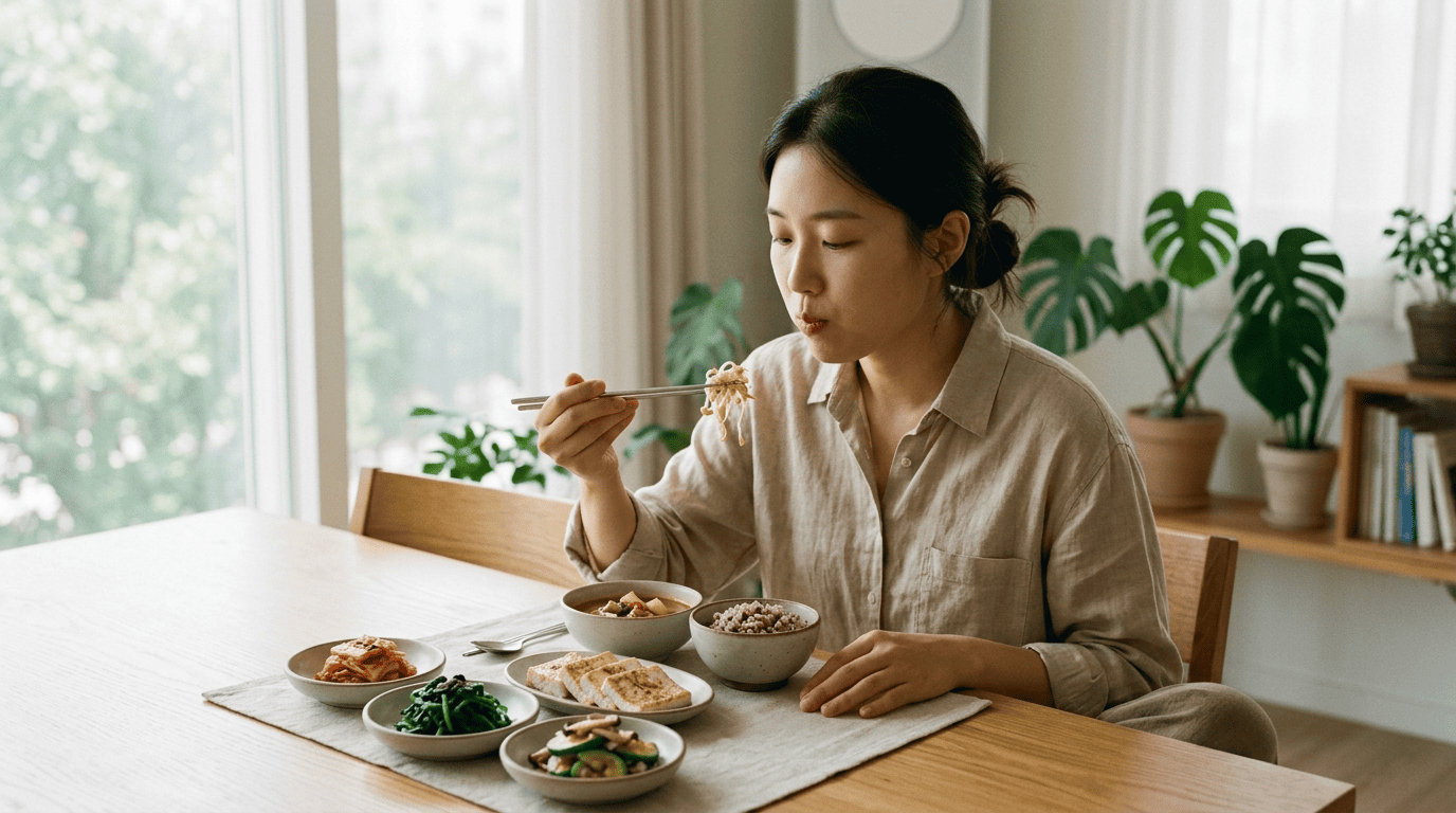 소화 건강 (씹기, 배출, 간헐적 단식)