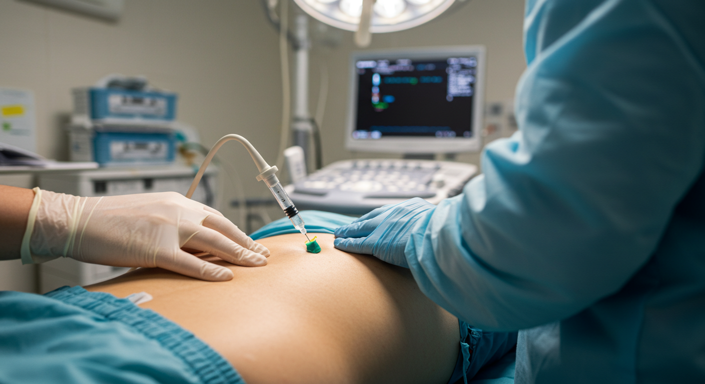 신경차단술 하는사진