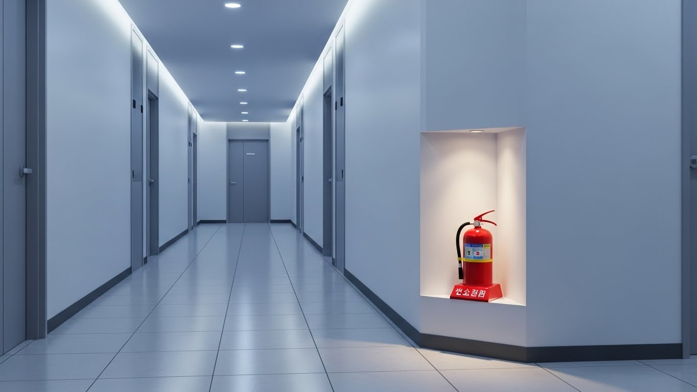 비상구폐쇄&amp;#44; 아파트복도적치물