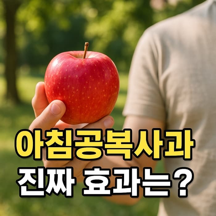 🍎 아침공복사과, 공복에 좋은 음식 1위! 아침에 사과 먹으면 생기는 놀라운 변화