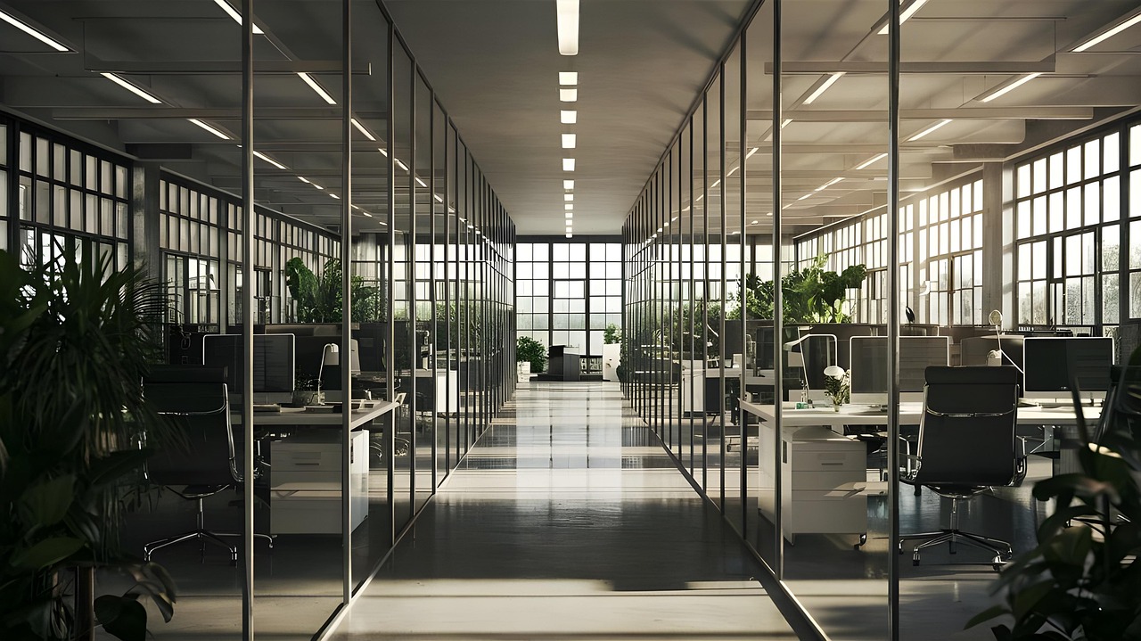 직장인들이 일하는 회사 내부사진