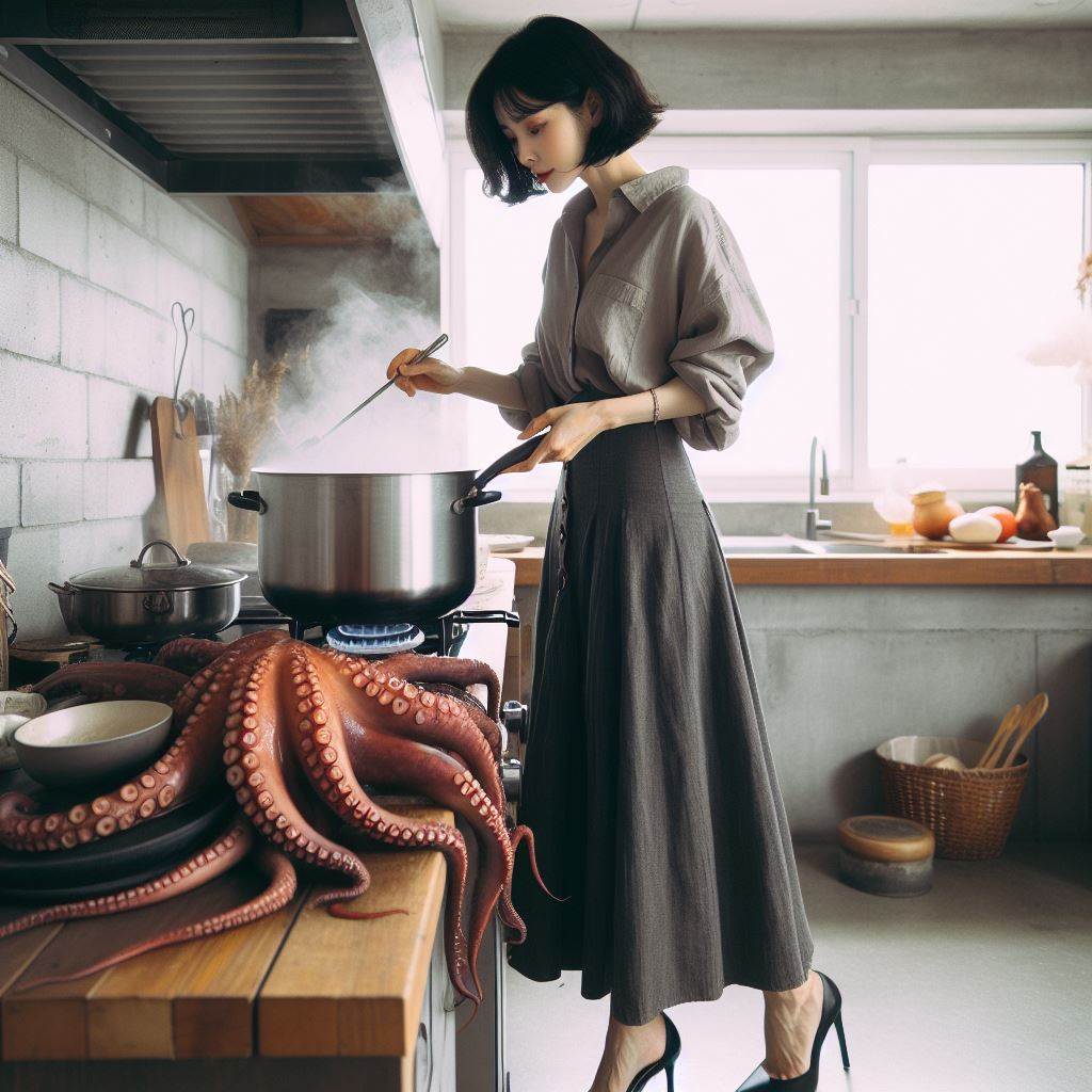 문어 삶는 법, 문어 삶는 시간