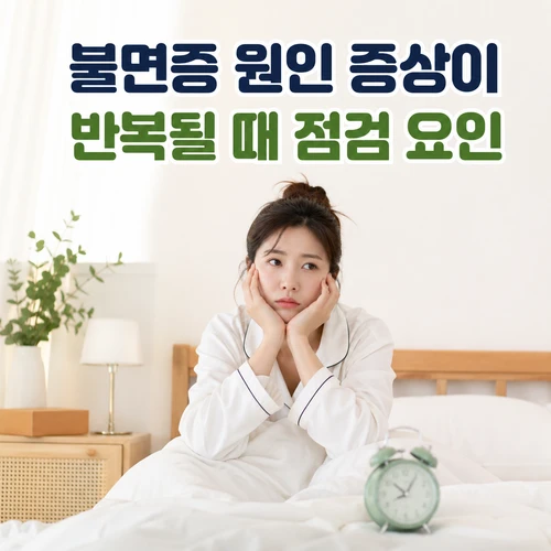 불면증 원인 증상