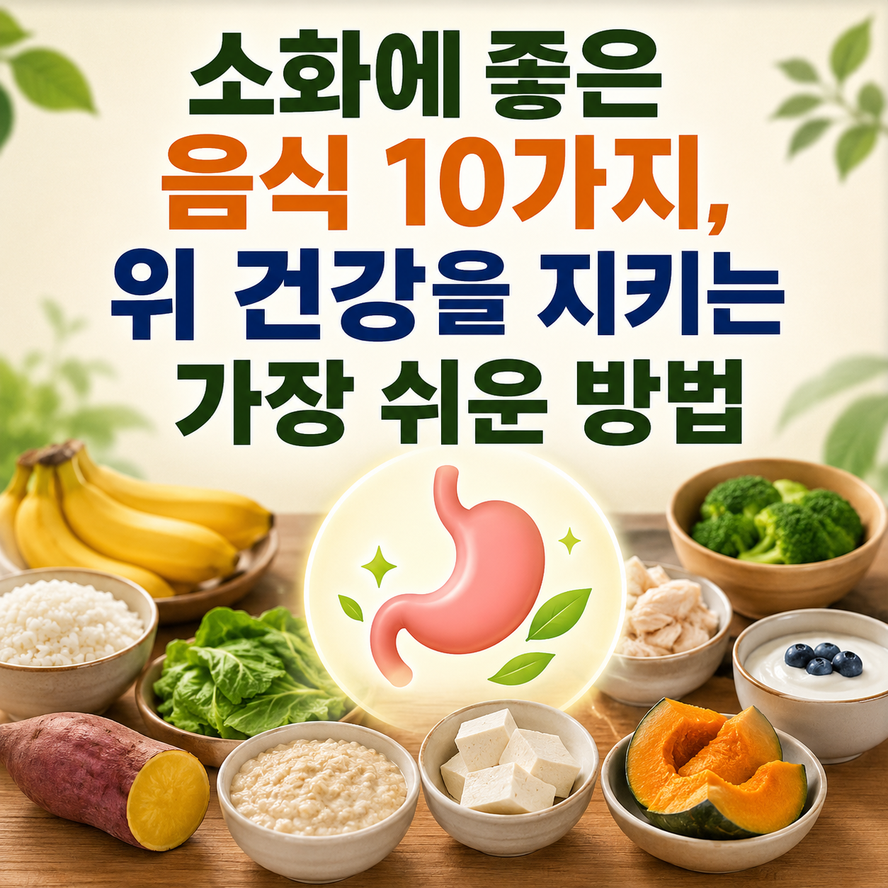 소화에 좋은 음식