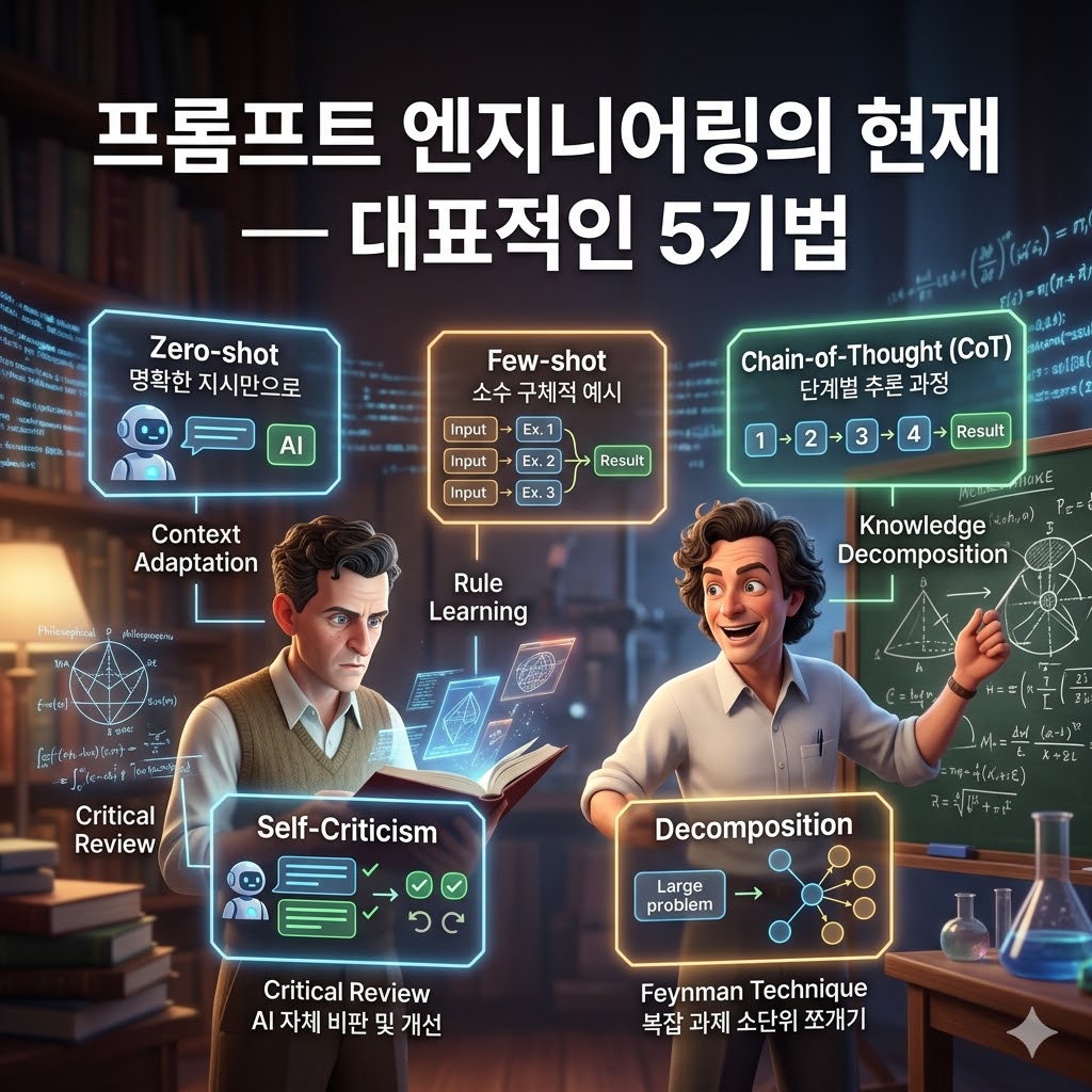 프롬프트 엔지니어링의 현재 &mdash; 대표적인 5기법