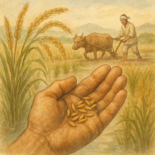 한반도-쌀-역사