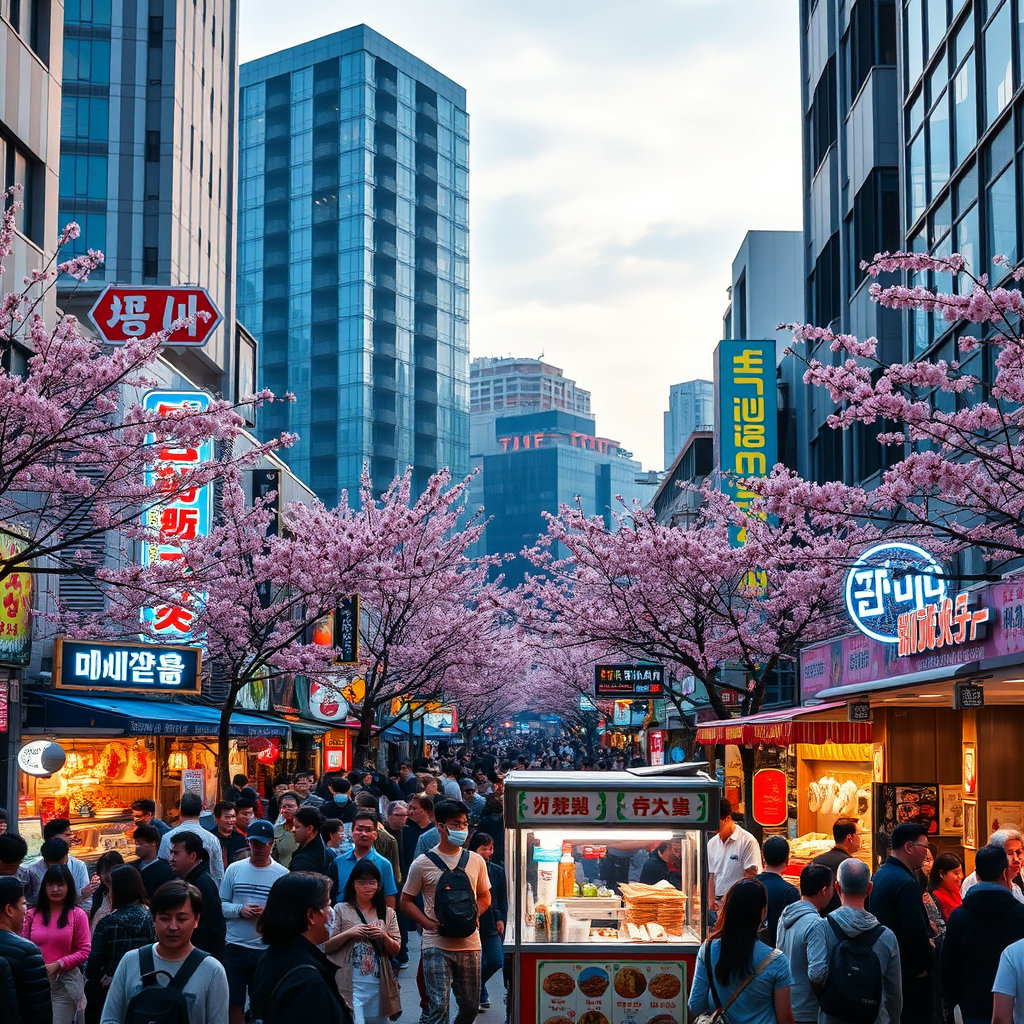 명동거리 이미지