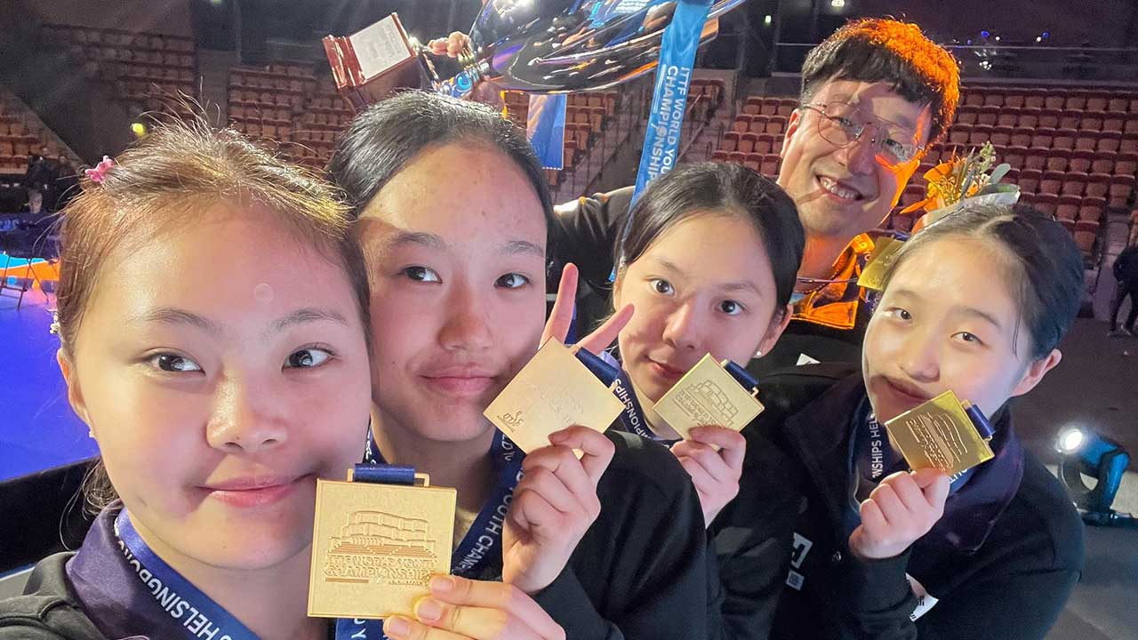 세계청소년선수권대회 한국 탁구 우승