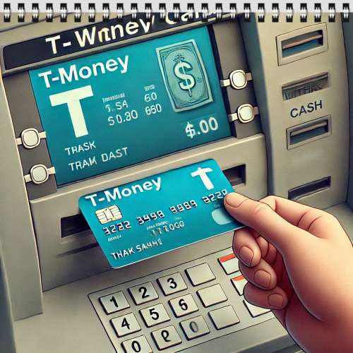 ATM에서 티머니 잔액 확인하기