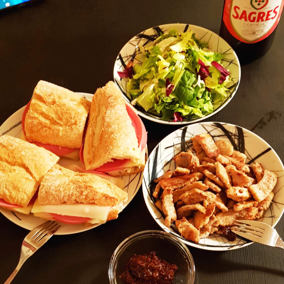 포르투갈 포르토 직접 만든 저녁식사