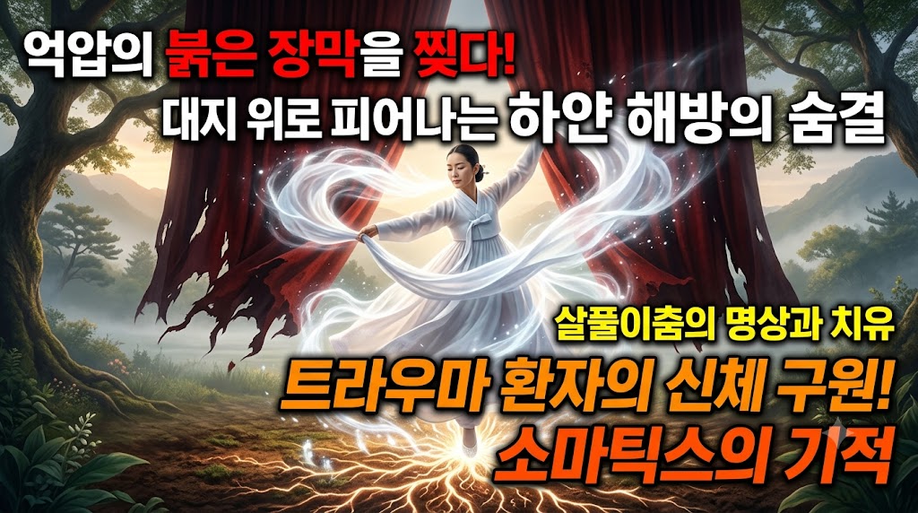 억압의 붉은 장막을 찢고 대지 위로 피어나는 하얀 해방의 숨결: 명상적 무용으로서의 살풀이춤이 트라우마 환자의 신체 감각을 구원하는 소마틱스의 기적